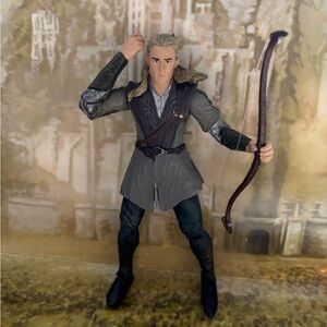 Lord of the Rings action figure. Legolas with bow & arrows. Collectors item.